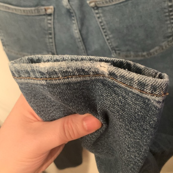 Perfect Forever 21 Mid Blue Button Up Blue Jeans SZ 27😍 - Picture 8 of 8